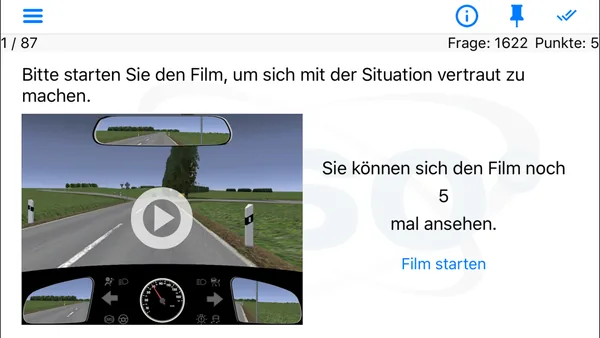 360-online-degener App Screenshot – Learning progress and personal statistics
