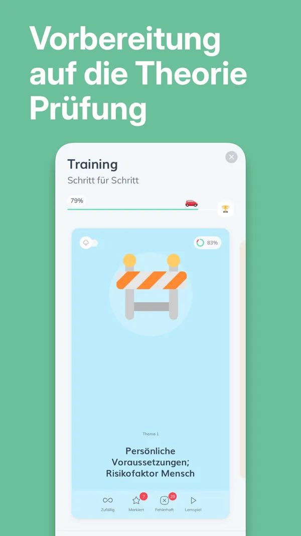 ClickClickDrive App Screenshot – Personal performance analysis