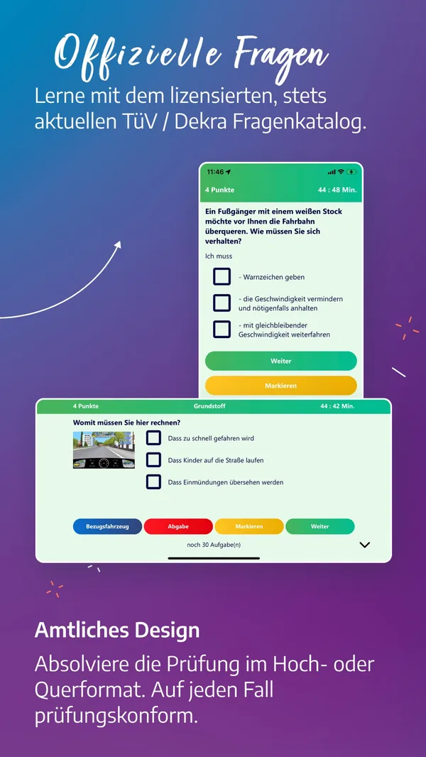 fahren-lernen-springer App Screenshot – Answer feedback with explanation
